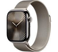 Apple Watch Series 10 GPS + Cellular 42mm Titangehäuse Milanaisearmband Natur