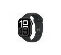 Apple Watch Series 10 GPS+ Cellular 46mm Jet Black Aluminium Case with Sport Band (MWY43QF/A)