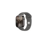 Apple Watch Series 10 GPS + Cellular 46mm - Titanium Case with Stone Grey Sport Band - S/M
