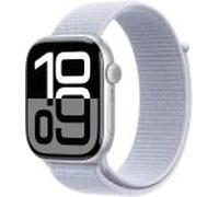 Apple Watch Series 10 [GPS + Cellular inkl. Sport Loop blaue wolke] 46mm Aluminiumgehäuse silber | Zustand: Neu