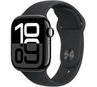 Apple Watch Series 10 [GPS + Cellular inkl. Sportarmband M/L schwarz] 42mm Aluminiumgehäuse diamantschwarz | Zustand: Neu