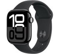 Apple Watch Series 10 [GPS inkl. Sportarmband M/L schwarz] 42mm Aluminiumgehäuse diamantschwarz | Zustand: Neu