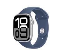 APPLE Watch Series 10 Smartwatch Aluminium Fluorelastomer, 140 - 190 mm, Silber