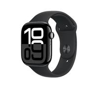 APPLE Watch Series 10 Smartwatch Aluminium Fluorelastomer, 160 - 210 mm, Diamantschwarz