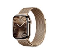 Apple Watch Series 10 Titan Gold (GPS + Cellular) 42mm (Milanaise Armband gold)