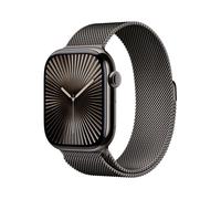 Apple Watch Series 10 Titan Schiefer (GPS + Cellular) 46mm (Milanaise Armband schiefer) M/L