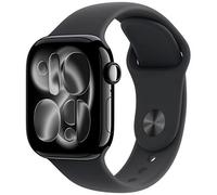 Apple Watch Series 11 42 mm Aluminium (GPS+Cellular) Sportarmband M/L schwarz, diamantschwarz St.