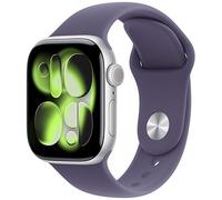 Apple Watch Series 11 42 mm Aluminium (GPS+Cellular) Sportarmband S/M nebelviolett, silber St.