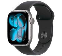 Apple Watch Series 11 42 mm Aluminium (GPS+Cellular) Sportarmband S/M schwarz, space gray St.