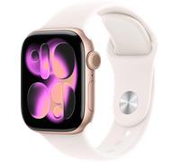 Apple Watch Series 11 42 mm Roségold Sportarmband M/L Smartwatch