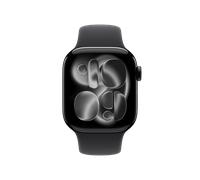 Apple Watch Series 11 42mm GPS Aluminium Diamantschwarz Sportarmband Schwarz M/L