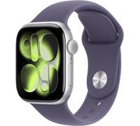 Apple Watch Series 11 (42mm) GPS Smartwatch Alu mit Sportarmband S/M silber/nebelviolett