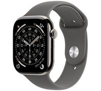 Apple Watch Series 11 Titan Natur (GPS + Cellular) 46mm (Sportarmband Steingrau) M/L