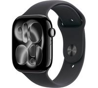 Apple Watch Series 11 [GPS + Cellular inkl. Sportarmband M/L schwarz] 46mm Aluminiumgehäuse diamantschwarz | Zustand: Neu | differenzbesteuert
