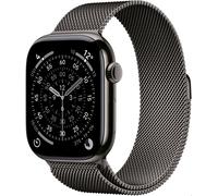 Apple Watch Series 11 (46mm) GPS+5G Smartwatch Titan mit Milanaise Armband M/L schiefer/schiefer