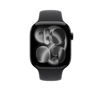 Apple Watch Series 11 46mm GPS+Cellular Aluminium Diamantschwarz Sportarmband Schwarz M/L