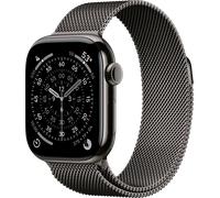 Apple Watch Series 11 GPS + Cellular 42 mm Titangehäuse Milanese Loop Natur M/L | W435533