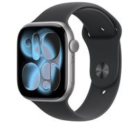 Apple Watch Series 11 5G 46mm Aluminium Space Gray Sport Band Black M/L / Neu / OVP / Differenzbesteuert
