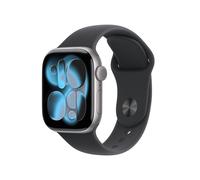 Apple Watch Series 11 Aluminium (GPS + Cellular) 42mm Space Grau (Sportarmband Schwarz) S/M