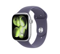 Apple Watch Series 11 Aluminium (GPS + Cellular) 46mm Silber (Sportarmband Nebelviolett) S/M