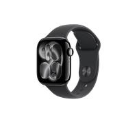 APPLE Watch Series 11 Cellular 42, 2025 Smartwatch Aluminiumgehäuse Fluorelastomer, 150-200 mm, Diamantschwarz