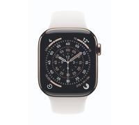Apple Watch Series 11 Cellular 42mm Gold Titan Gehäuse mit Blassrosa Sport Band - M/L