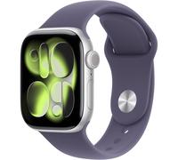Apple Watch Series 11 GPS 42 mm Aluminium Silber MEU64 S/M Violettnebel Sportarmband