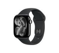 Apple Watch Series 11 (GPS) 42mm Aluminium diamantschwarz mit Sportarmband S/M schwarz