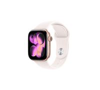 Apple Watch Series 11 GPS 42mm Rose Gold Aluminium Case with Light Blush Sport Band - S/M
