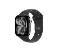 APPLE Watch Series 11 GPS 46, 2025 Smartwatch Aluminiumgehäuse Fluorelastomer, 160-210 mm, Diamantschwarz