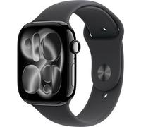 Apple Watch Series 11 GPS 46 mm Aluminiumgehäuse Sport Band Schwarz M/L