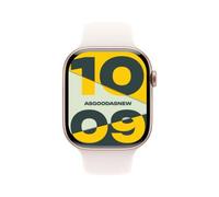 Apple Watch Series 11 GPS 46mm Aluminium roségold Sportarmband blassrosa M/L | NEU | originalverpackt (OVP) | differenzbesteuert | AN724365