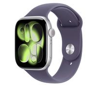 Apple Watch Series 11 GPS 46mm Aluminium Silver Sport Band Purple Fog M/L
