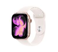 Apple Watch Series 11 GPS 46mm Rose Gold Aluminium Case with Light Blush Sport Band - M/L (MEV74ZR/A)
