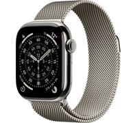 Apple Watch Series 11 GPS + Cellular 42 mm Titangehäuse Milanese Loop Natur M/L | W435553