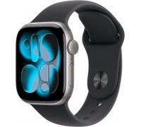 Apple Watch Series 11 GPS + Cellular 42mm Aluminium mit Sportarmband S/M space-grau/schwarz