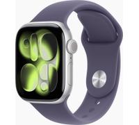Apple Watch Series 11 GPS + Cellular 42mm Aluminium silber mit Sportarmband M/L nebelviolett