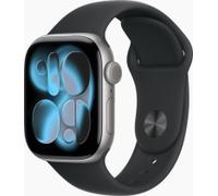 Apple Watch Series 11 GPS + Cellular 42mm Aluminium space grau mit Sportarmband M/L schwarz