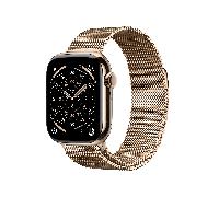 Apple Watch Series 11 GPS + Cellular 42mm Gold Titanium Case with Gold Milanese Loop (MF8Y4ZR/A)