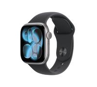 Apple Watch Series 11 GPS + Cellular 42mm Space Grey Aluminium Gehäuse mit Sport Band (black) - S/M