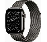 Apple Watch Series 11 GPS + Cellular 42mm Titan schiefer mit Milanaise-Armband Schiefer