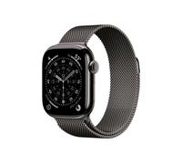 Apple Watch Series 11 (GPS + Cellular) 42mm Titan schiefer mit Milanaise-Armband schiefer