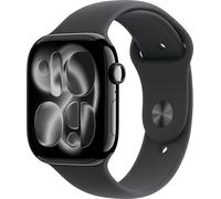 Apple Watch Series 11 GPS + Cellular 46 mm Aluminiumgehäuse Sport Band Schwarz M/L | W435273