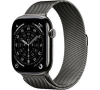 Apple Watch Series 11 GPS + Cellular 46 mm Titangehäuse Milanese Loop Schiefer S/M
