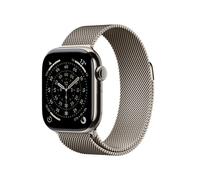 Apple Watch Series 11 GPS + Cellular 46mm Natur Titanium Case mit Natur Milanese Loop - S/M