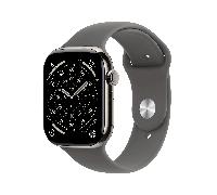 Apple Watch Series 11 GPS + Cellular 46mm Natural Titanium Case with Stone Grey Sport Band - S/M (MFCW4ZR/A) - PayPal 0% Finanzierung