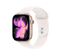 Apple Watch Series 11 GPS + Cellular 46mm Rose Gold Aluminium Case with Light Blush Sport Band - S/M (MFCG4ZR/A) - PayPal 0% Finanzierung