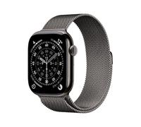 Apple Watch Series 11 GPS + Cellular 46mm Schiefer Titanium Gehäuse mit Schiefer Milanese Loop - S/M
