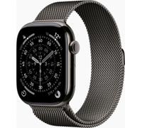 Apple Watch Series 11 Titan Schiefer (GPS + Cellular) 46mm (Milanaise Armband Schiefer) S/M