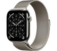 Apple Watch Series 11 GPS + Cellular 46mm Titangehäuse Milanese Loop Natur S/M